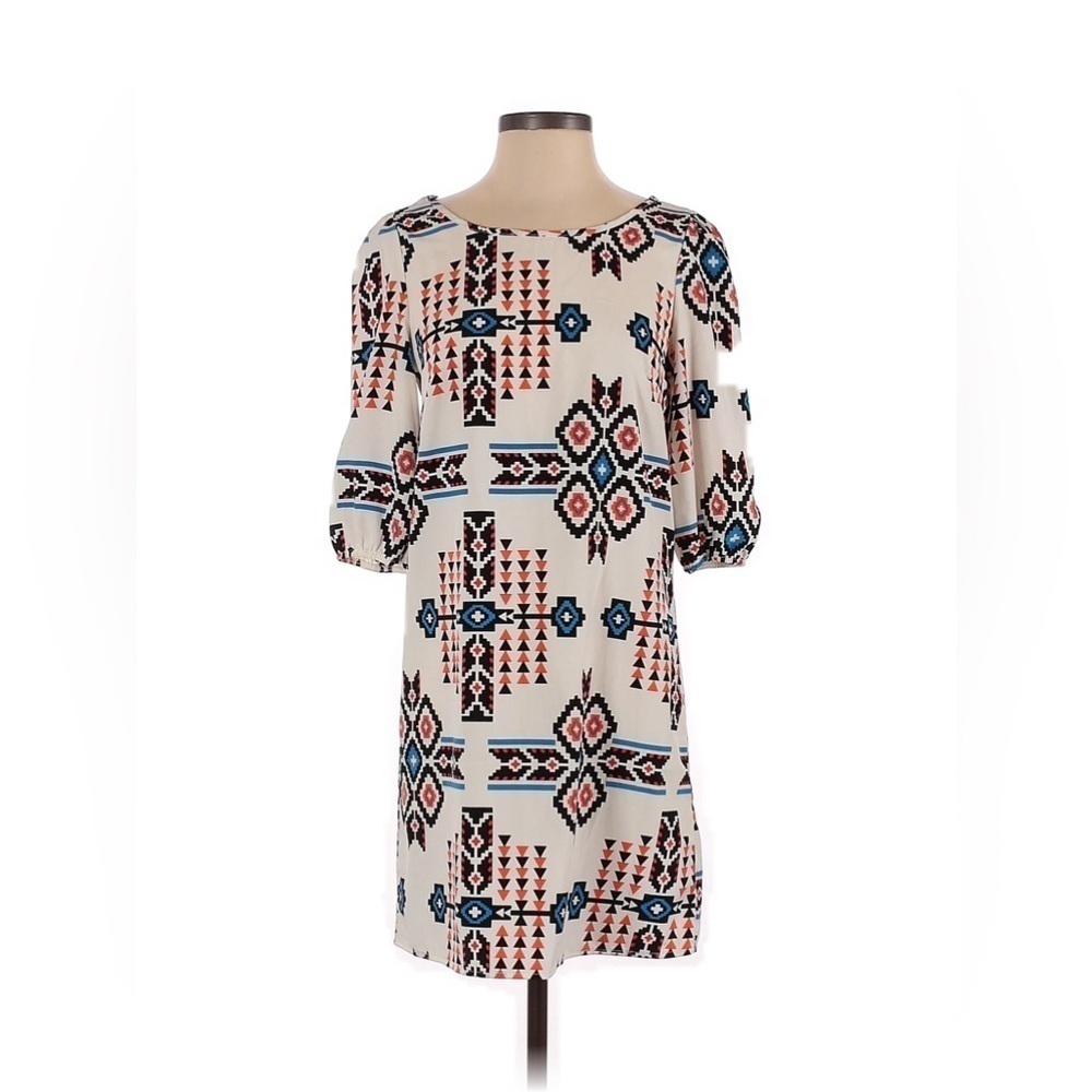 HELLO MISS | Tribal Print Shift Dress